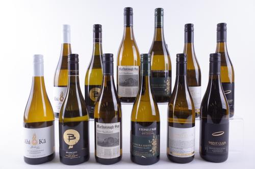 TWELVE BOTTLES NEW ZEALAND WHITE WINE