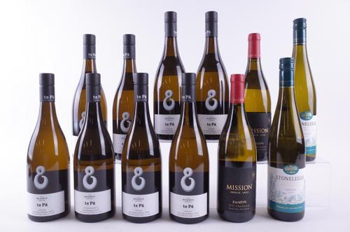 TWELVE BOTTLES NEW ZEALAND WHITE WINE