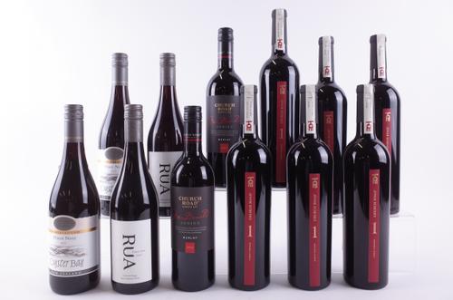 TWELVE BOTTLES NEW ZEALAND RED WINE