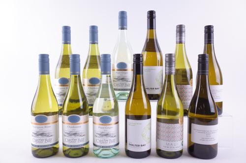 TWELVE BOTTLES NEW ZEALAND WHITE WINE
