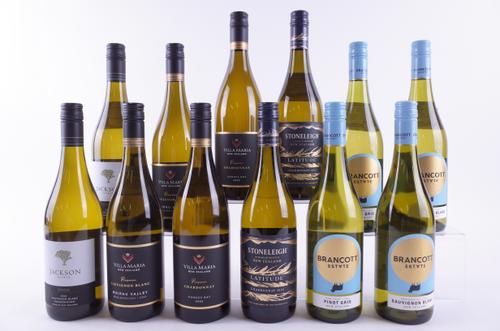 TWELVE BOTTLES NEW ZEALAND WHITE WINE
