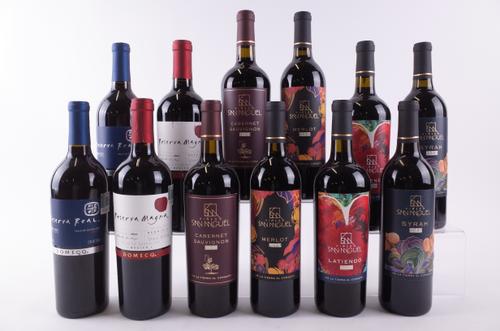 TWELVE BOTTLES MEXICAN RED WINE