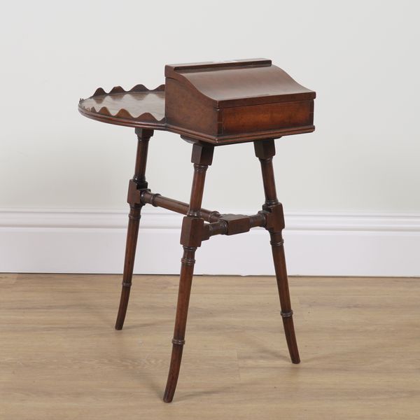 A 19TH CENTURY MAHOGANY CUTLERY TABLE