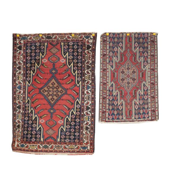 A MASLAGHAN RUG, PERSIAN AND ONE OTHER (2)