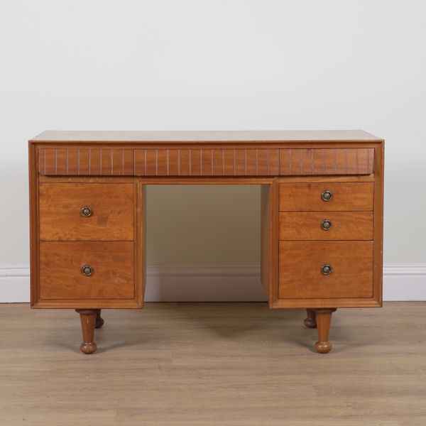 HEALS; A MID 20TH CENTURY SATINWOOD DRESSING TABLE