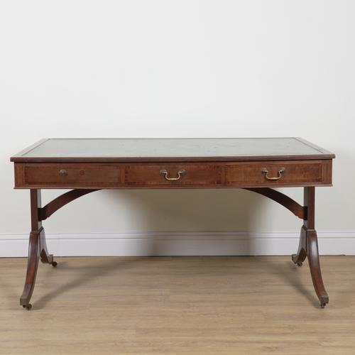 A REGENCY STYLE MAHOGANY WRITING DESK