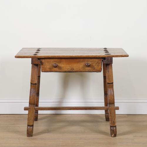 A LATE 18TH CENTURY SWEDISH PINE TABLE
