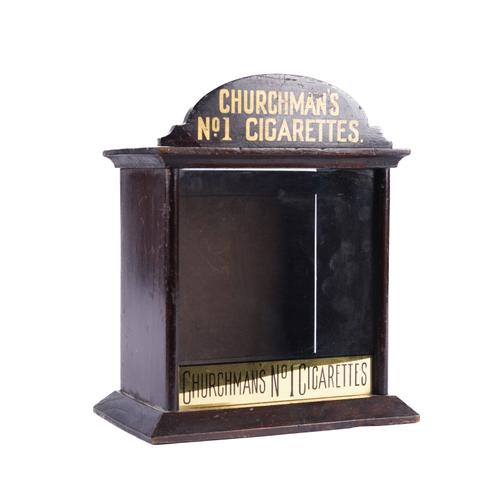 A 'CHURCHMAN'S No.1 CIGARETTES' DISPLAY BOX