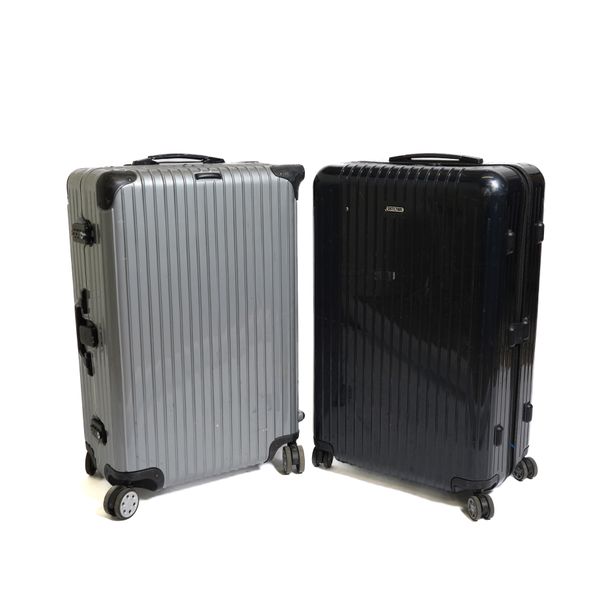 RIMOWA: TWO POLYCARBONATE SUITCASES (2)