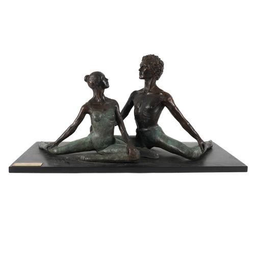 A BRONZE GROUP ENTITLED 'LA JEUNESSE', POSSIBLY BY VICTOR VILLARREAL