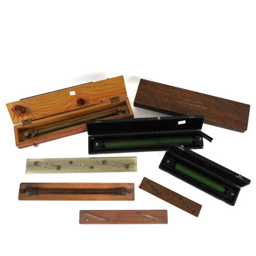 FIFTEEN ROLLING RULES AND FIVE PARALLEL RULES, INCLUDING STANLEY, COOKE, THORNTON AND NEGRETTI & ZAMBRA (15)