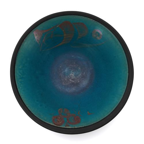 ALAN CAIGER-SMITH (1930-2020) FOR ALDERMASTON POTTERY A LARGE STUDIO POTTERY BOWL