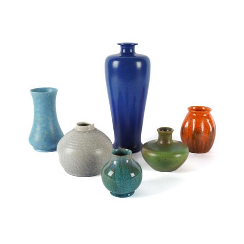 SIX PILKINGTON'S LANCASTRIAN VASES (6)
