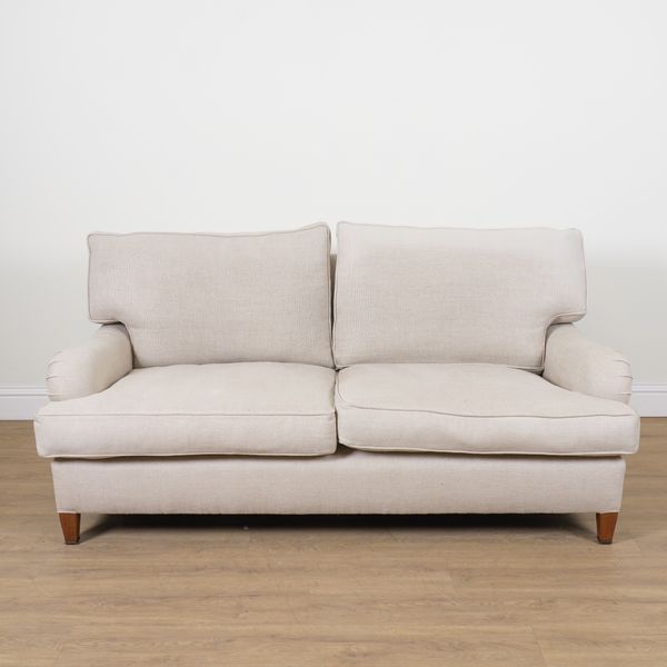 GEORGE SMITH; A CALICO UPHOLSTERED SIGNATURE SOFA