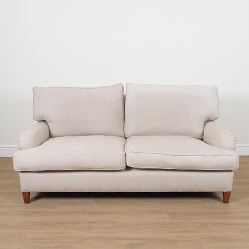 GEORGE SMITH; A CALICO UPHOLSTERED SIGNATURE SOFA