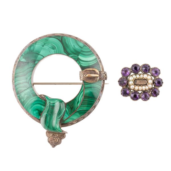 TWO BROOCHES (2)