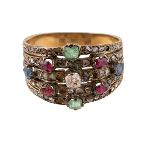 A 19TH CENTURY HAREM RING