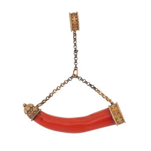 A CORAL PENDANT