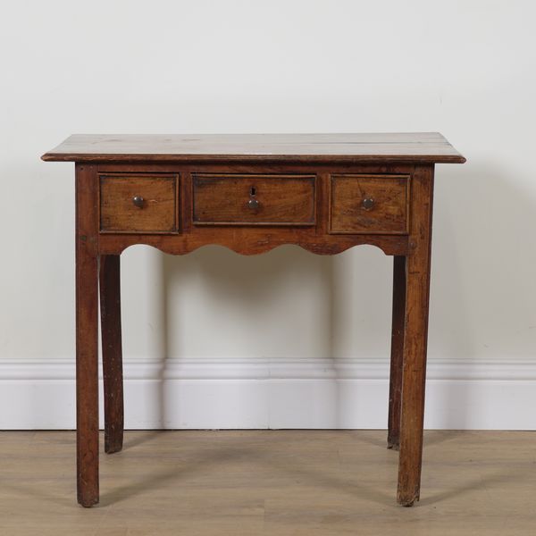 A LATE 18TH CENTURY FRUITWOOD LOWBOY