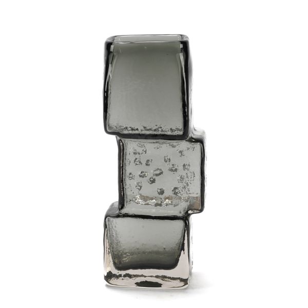 A WHITEFRIARS DRUNKEN BRICKLAYER VASE IN PEWTER COLOURWAY