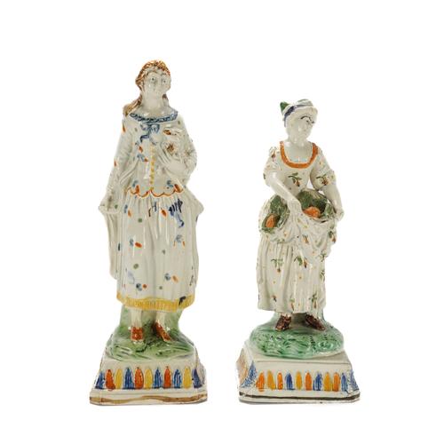 TWO PRATTWARE PEARLWARE FIGURES (2)