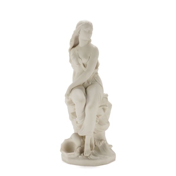 A MINTON PARIAN FIGURE OF MIRANDA