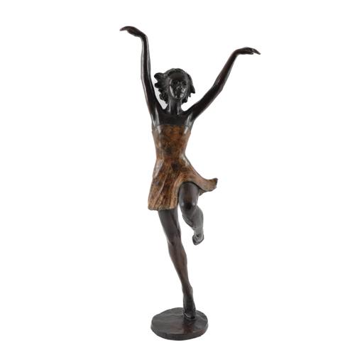 BRENDA NAYLAR (BRITISH, 1926-2016): A BRONZE FIGURE OF A BALLET DANCER (2)