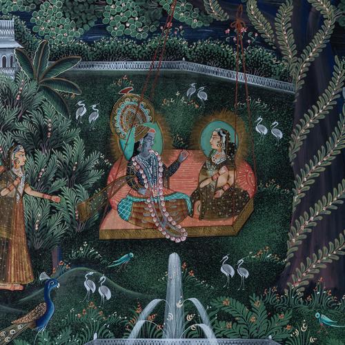 A LARGE INDIAN PAINTING (2)