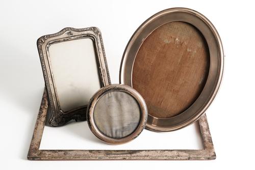 FOUR SILVER MOUNTED PHOTOGRAPH FRAMES (4)