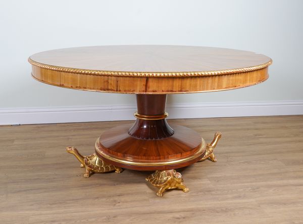 A REGENCY STYLE  CIRCULAR CENTRE TABLE