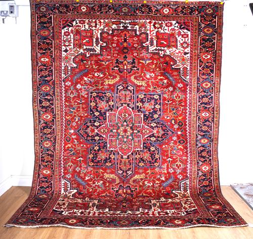 A HERIZ CARPET, PERSIAN