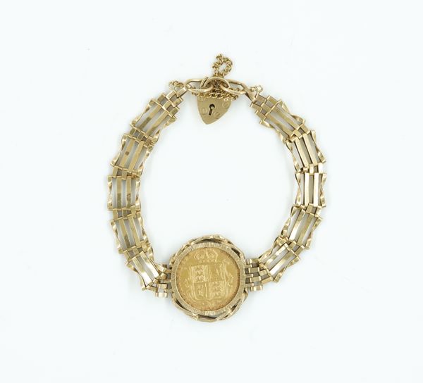 A HALF SOVEREIGN BRACELET