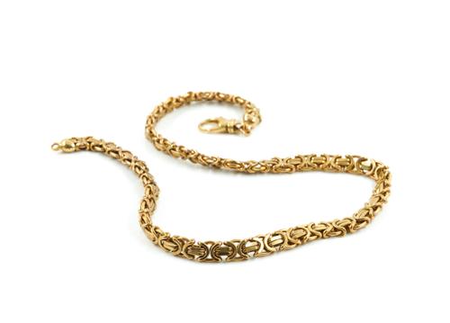 A 9CT GOLD MULTIPLE LINK NECKCHAIN