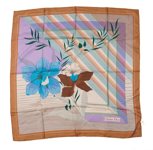 TWO DESIGNER SILK SCARVES BY FORTNUM & MASON AND JACQMAR (2)