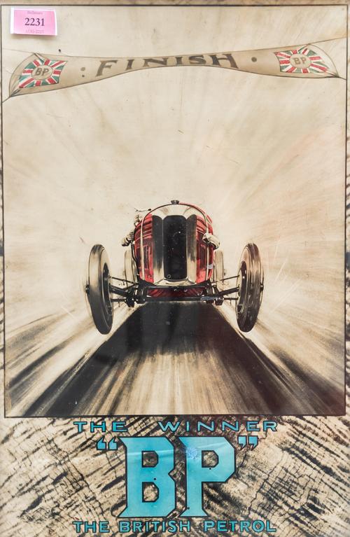 THE WINNER "BP" THE BRITISH PETROL POSTER