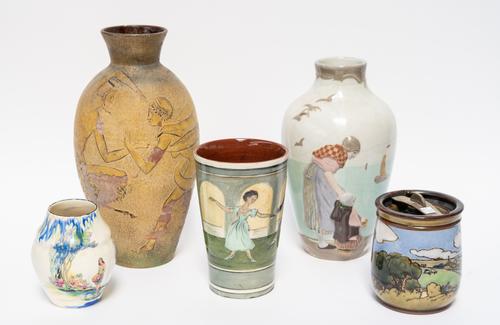 A ROYAL DOULTON TOBACCO JAR (5)