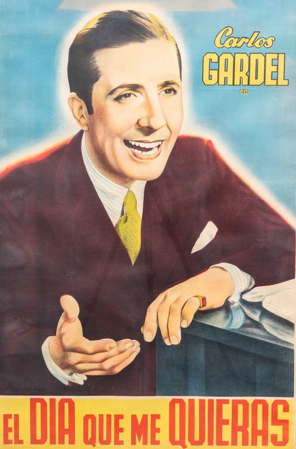 CARLOS GARDEL, EL DIA QUE ME QUIERAS SPANISH POSTER