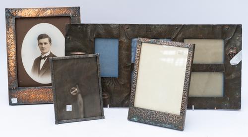 AN ART NOUVEAU SPOT-HAMMER PHOTOGRAPH FRAME (4)