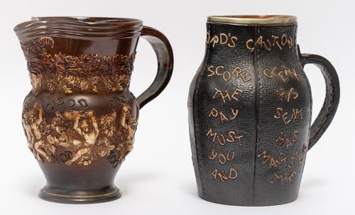 TWO DOULTON STONEWARE JUGS (2)