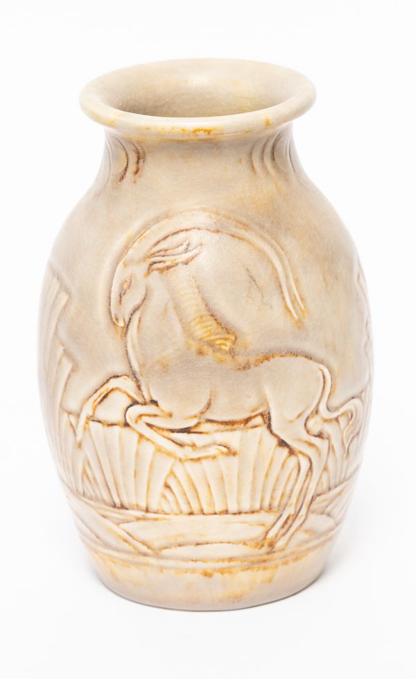 A PILKINGTON'S ROYAL LANCASTRIAN EARTHENWARE VASE BY RICHARD JOYCE