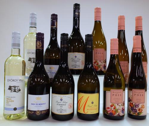 12 BOTTLES HUNGARIAN WHITE WINE