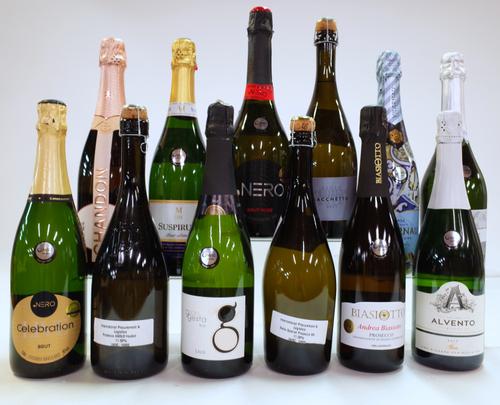 12 BOTTLES SPARKLING WINE