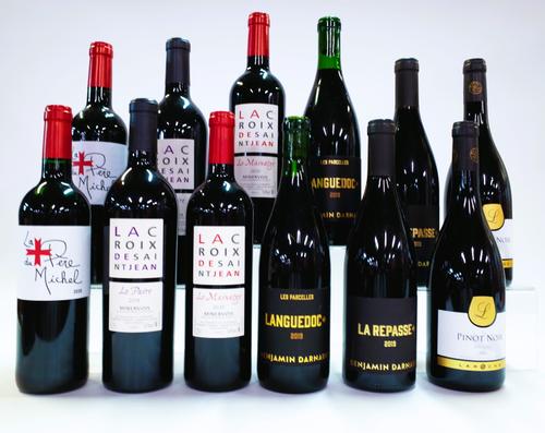 12 BOTTLES FRENCH RED WINE