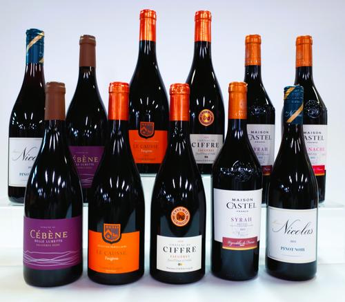 11 BOTTLES OF FRENCH RED WINE