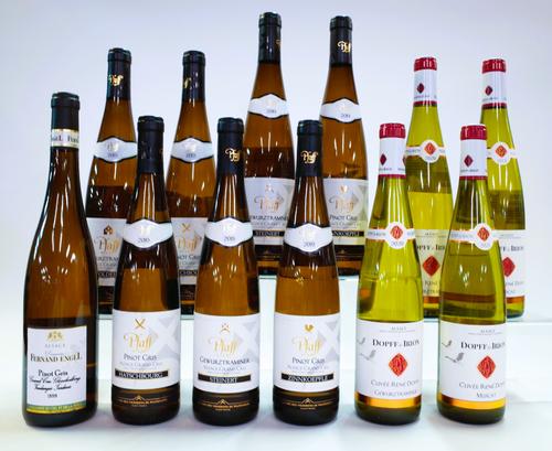 12 BOTTLES ALSACE WHITE WINE