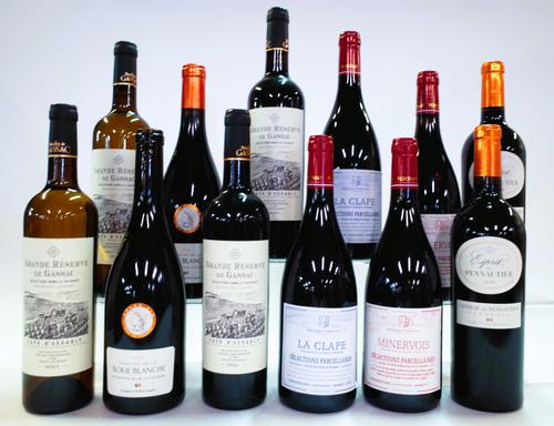 10 BOTTLES FRENCH RED AND 2 WHITE WINE
