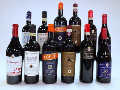 12 BOTTLES ITALIAN RED WINE