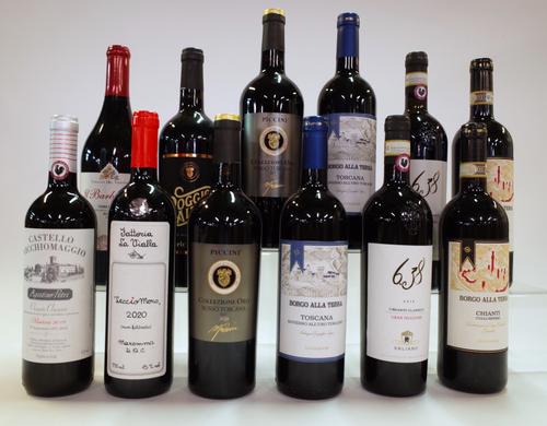12 BOTTLES ITALIAN RED WINE