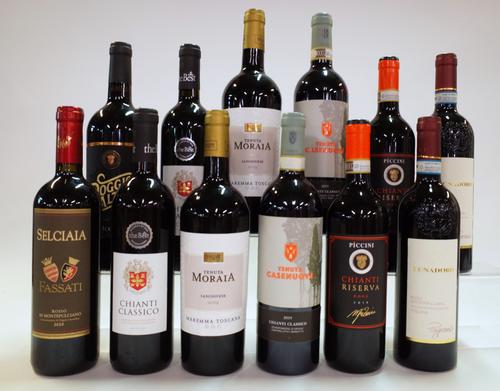 12 BOTTLES ITALIAN RED WINE