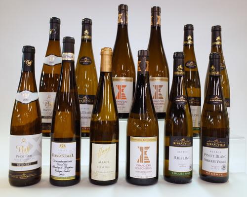 12 BOTTLES ALSACE WHITE WINE